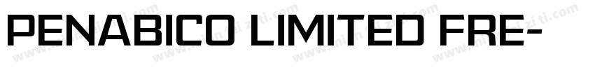 Penabico LIMITED FRE字体转换